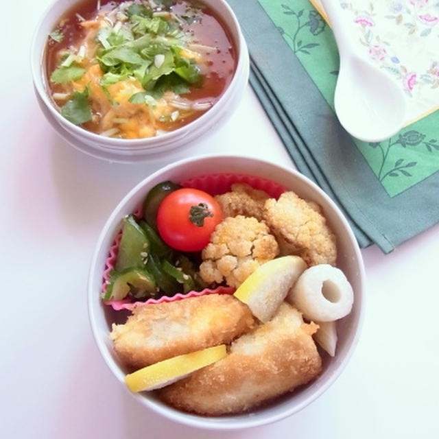 香味野菜たっぷりの天津飯弁当～♪