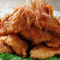 鶏胸肉の肉天をにんにく醤油で食す：大竹まことの天ぷら道？：「鳩山由紀夫首相の嘘」のからくり