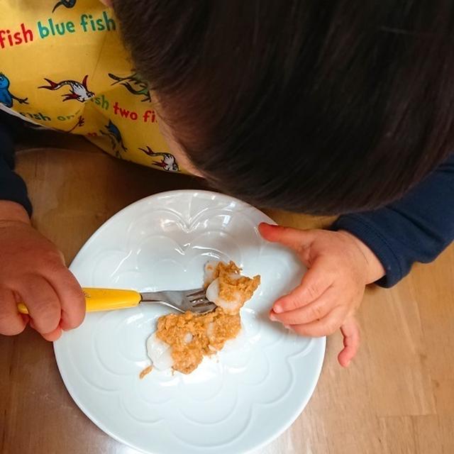 米粉すいとんで！子どもも噛み切れるきな粉餅風