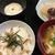湯葉チラシとタコ焼き