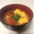 トマトと炒り卵の味噌汁