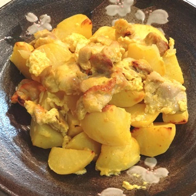 食欲モリモリ◎　タンドリーチキポテ♪