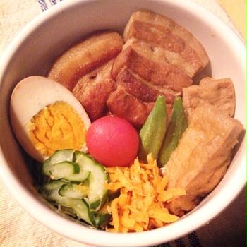 台湾風豚の角煮丼弁当　１１月１６日