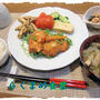 赤魚と厚揚げのオーブン焼き定食と、なるさんのケーキ