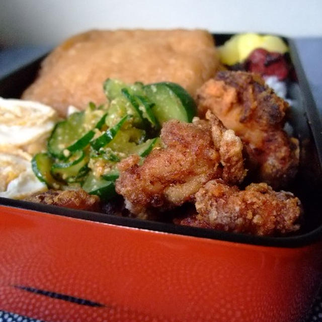 どどーん！から揚げお弁当。