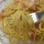 ゆで時間1分で生パスタの完成！水漬けすいすいパスタ♪