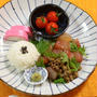 女組　男組　☆　漬けまぐろ納豆丼＆天丼♪