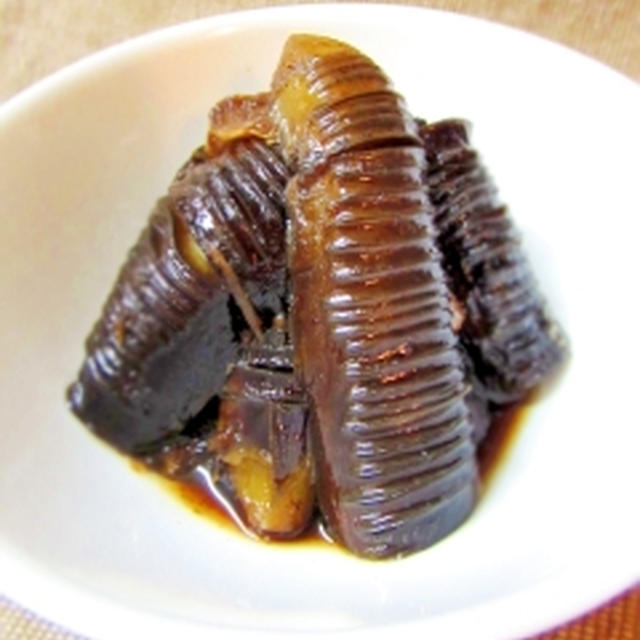 歯にやさしい茄子の煮物
