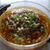 白菜と挽肉のインスタントラーメン（電子レンジ）