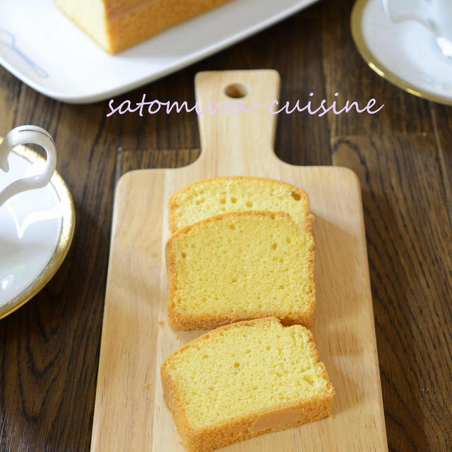 【米粉とアーモンドパウダーのパウンドケーキ】バター不使用☆ふんわり♪