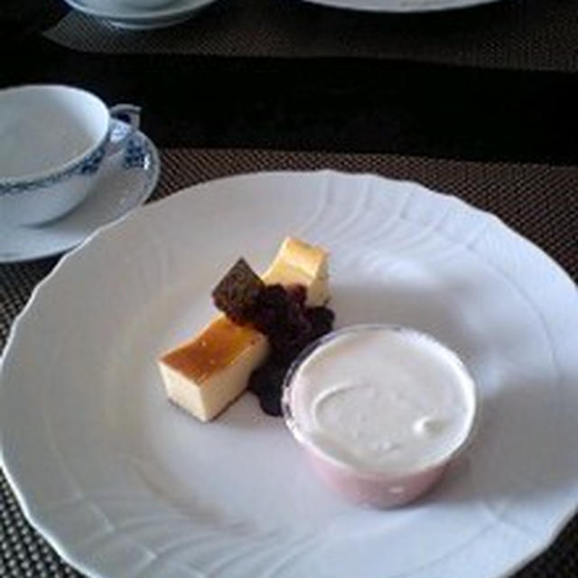チーズケーキで家庭訪問♪