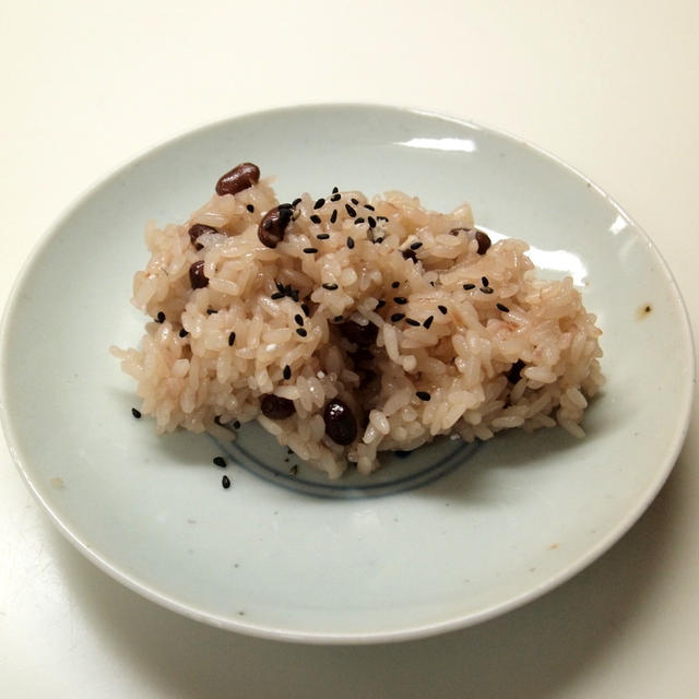 お赤飯でお祝い