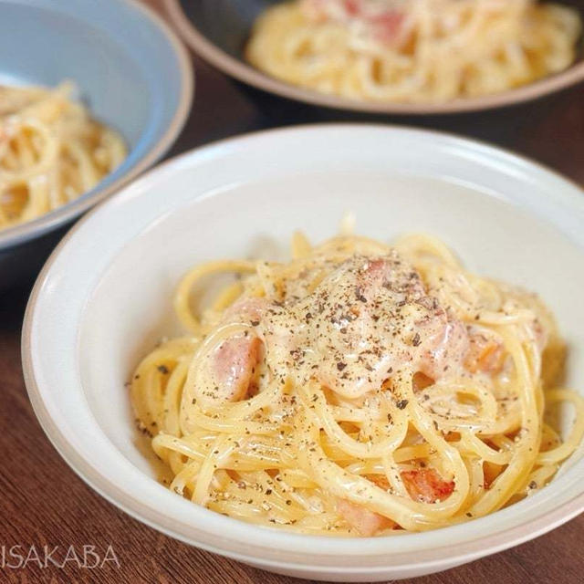 家族でゆっくり幸せなランチ♪ 娘が喜ぶ久しぶりの濃厚カルボナーラ