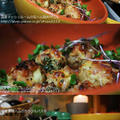 +*国産マッシュルームのグリルと自家製鶏ハムのカラフルパスタ+* by shizueさん