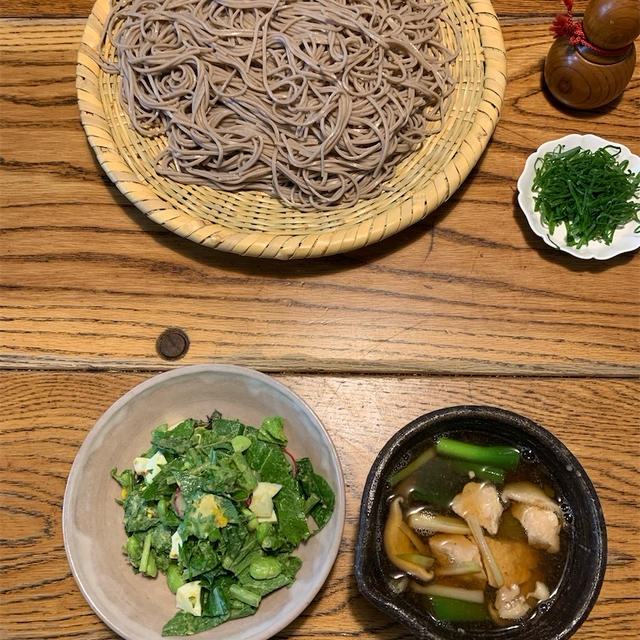 自家製めんつゆと鶏つけ蕎麦