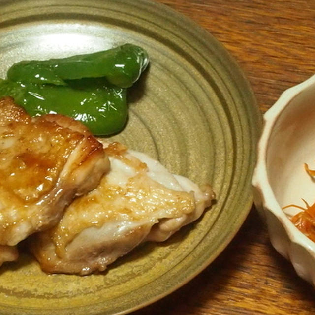 鶏の照り焼きとにんじんのナムル