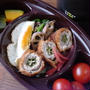 オクラ巻きトンカツ弁当