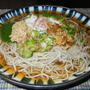 夏のネバネバ冷やし蕎麦