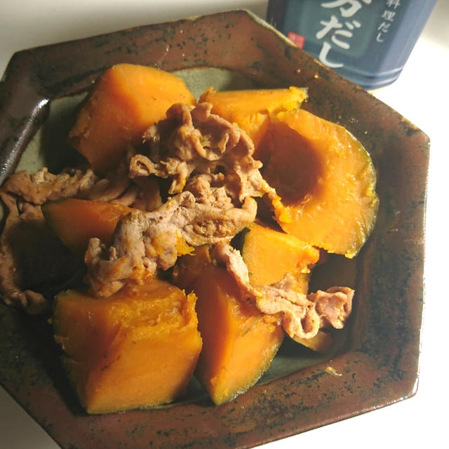 ＊豚肉とかぼちゃの煮物＊