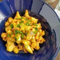 おうち居酒屋★【レシピ】スパイシィ♡ナンコツとエリンギのカレー炒め　見えない敵と戦っている話つき
