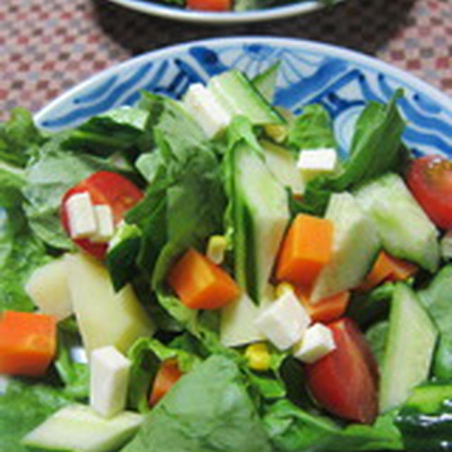 「野菜サラダ」