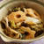 白菜とちくわぶの味噌煮込み→うどん