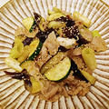 夏野菜のズッキーニとナスで☆豚肉とナスとズッキーニのピリ辛みそ♪