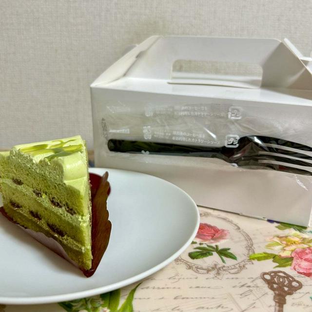 【季節のケーキ】コメダ珈琲店 抹茶あずきケーキ
