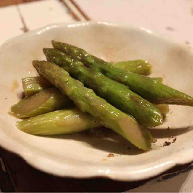 NumberGirlの話／【recipe】アスパラガスの揚げ浸し