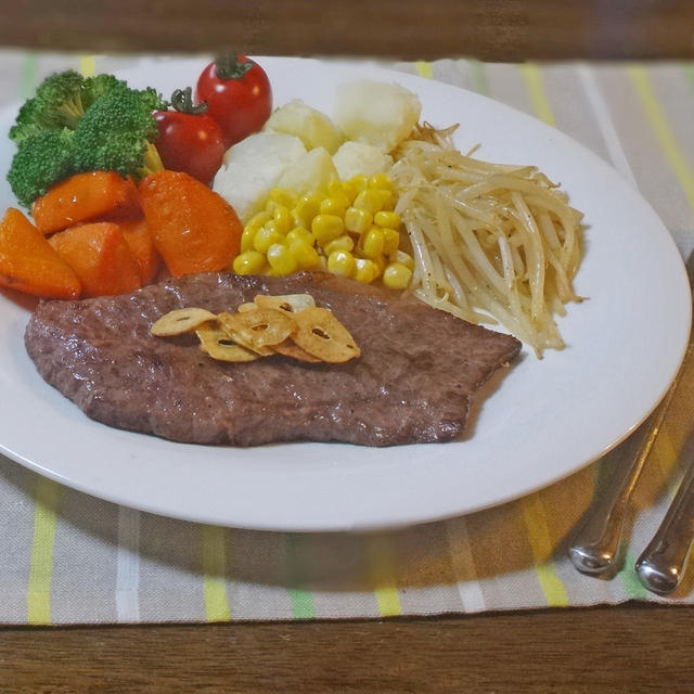 土用の丑に食べるサーロインステーキ