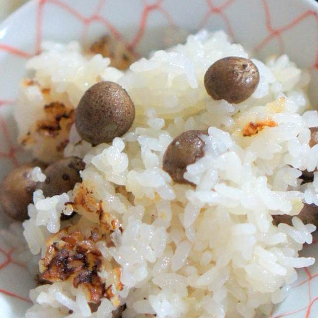 むかごご飯　ミックスフライ　小田巻き蒸し♫