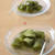 抹茶わらび餅 と 抹茶のババロア。