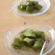 抹茶わらび餅 と 抹茶のババロア。