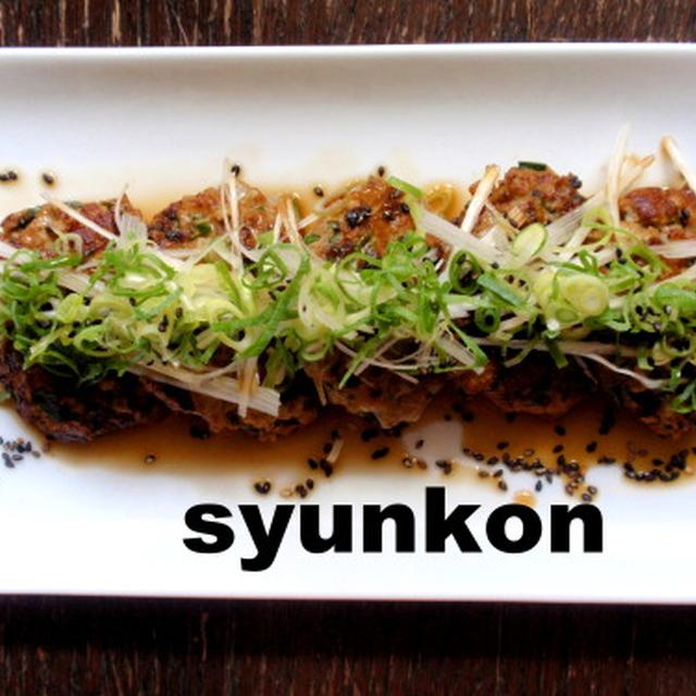 簡単。ニラゴマ入りつくね。ポン酢で食べても照り焼きにしても。