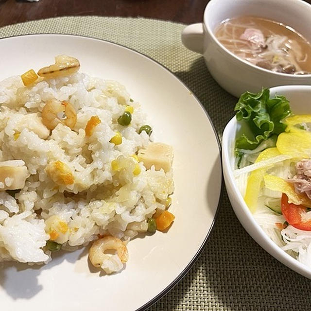 寝過ごした～(;^_^A＆週末ご飯