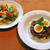 ドライカレーと野菜のマリネサラダ