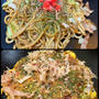 近所のお好み焼き屋「たんぽぽ」でフルコース