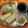 朝cafe☆ミックスサンドトーストモーニング【簡略レシピ】
