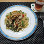 梅こんぶ茶で♪ 鶏肉と夏野菜の和風パスタ