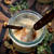 Vanilla Hazelnut Quinoa Pudding with Coffee Syrup バニラへーゼルナッツ風味キノアプディング、コーヒーシロップがけ