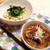 【めんつゆ×ごま油】トマトとナスのつけうどん