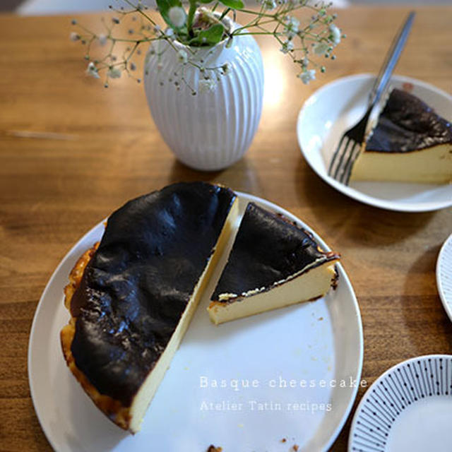 バスクチーズケーキと冬ご飯