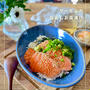 サーモンと海苔の風味が幸せ朝ごはん時間！【サーモンの旨出汁お茶漬け】とスタイリングのお花のミラクルな出来事