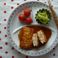 ヘルシ－＆満足！豆腐の鶏ひき肉はさみ焼