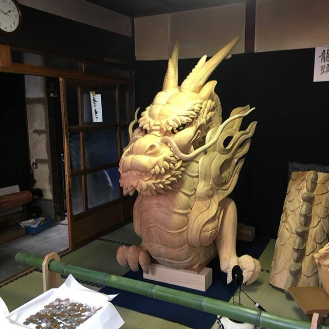 今年初お目見え、大船鉾さんの「龍頭」！
