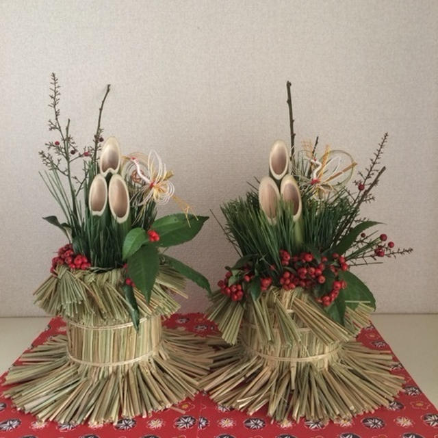 ミニ門松の作り方14 3 飾りつけ 年越しソバ By えたまこさん レシピブログ 料理ブログのレシピ満載