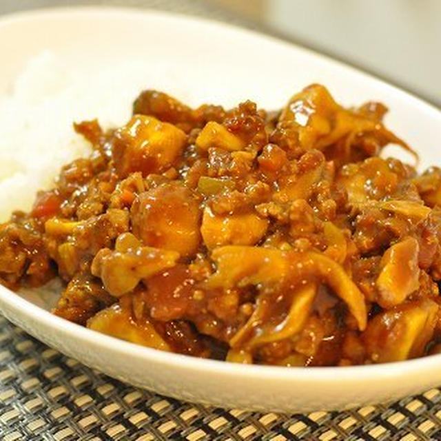 コロコロ、ホクホク！秋だから！栗カレー（レシピ）