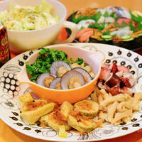 ３月３０日　月曜日　筍のチーズ焼き＆菜の花と帆立稚貝の白ワイン蒸し