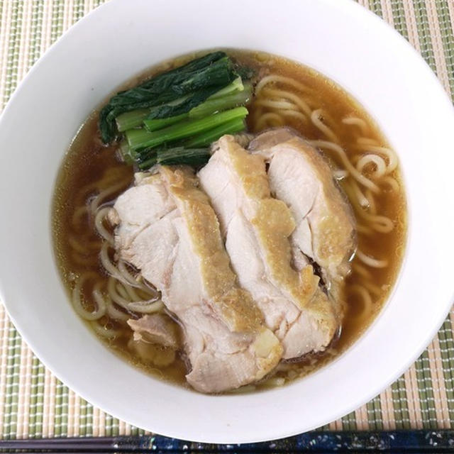 スープから作る♪鶏醤油ラーメン