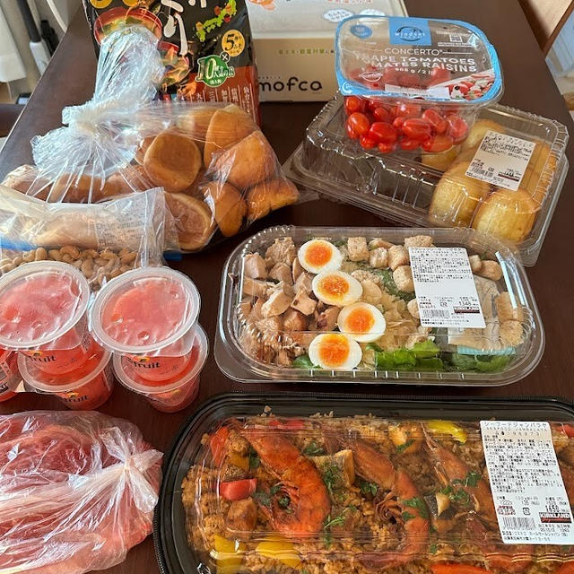 コストコで買ったものいろいろとそれを使った晩ごはん（盛り付け方法つき）